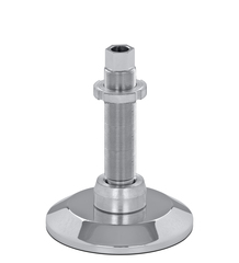 Pie nivelador - pata regulable JCMHD 130C-S6-HSD145 con placa antideslizante